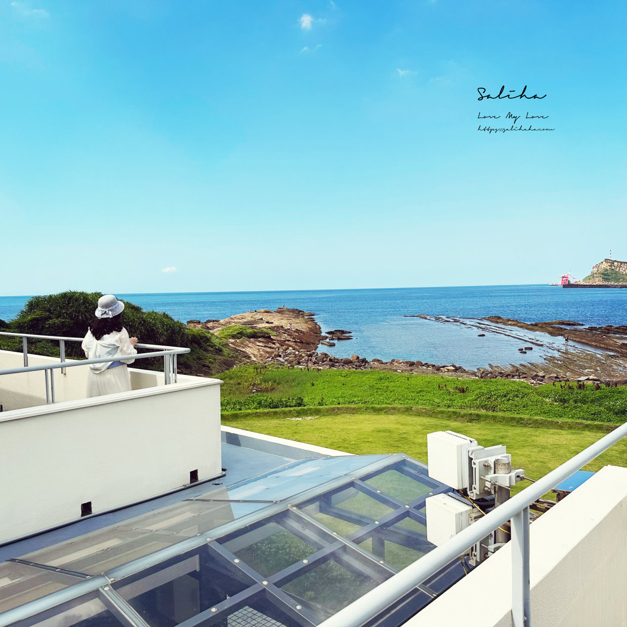 新北萬里景觀餐廳看海咖啡廳山海芳園海景咖啡廳下午茶甜點 (2)
