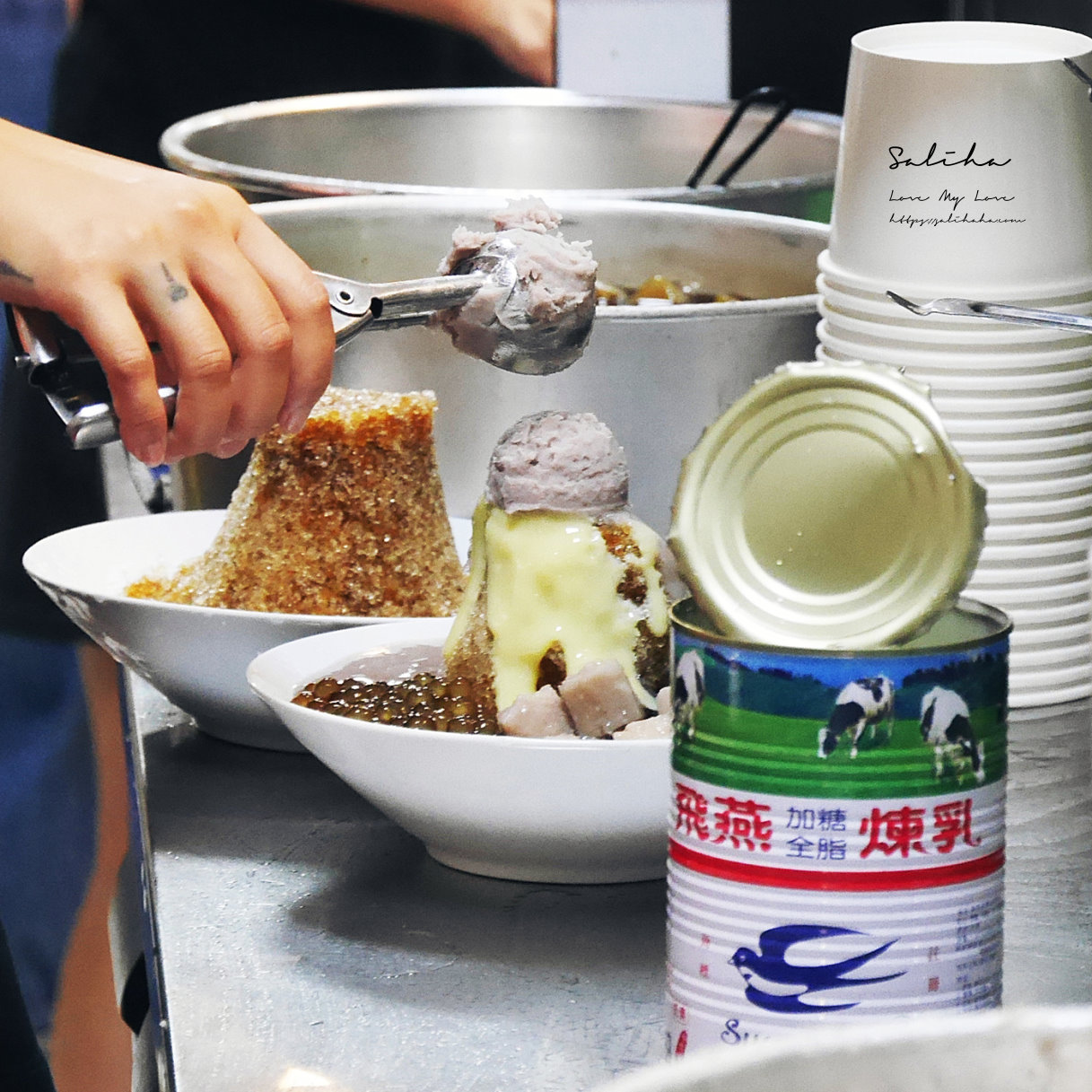 台北文山區冰店超人氣美食木柵製冰所芋泥控必吃剉冰排隊也要吃 (13)