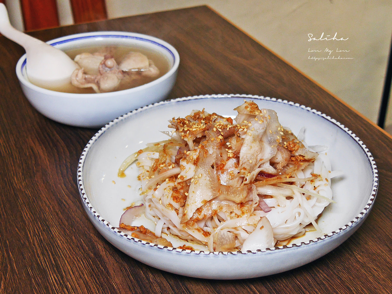台大後門餐廳話一隻雞大安店復古風浪漫麵店好喝雞湯拌麵 (5)