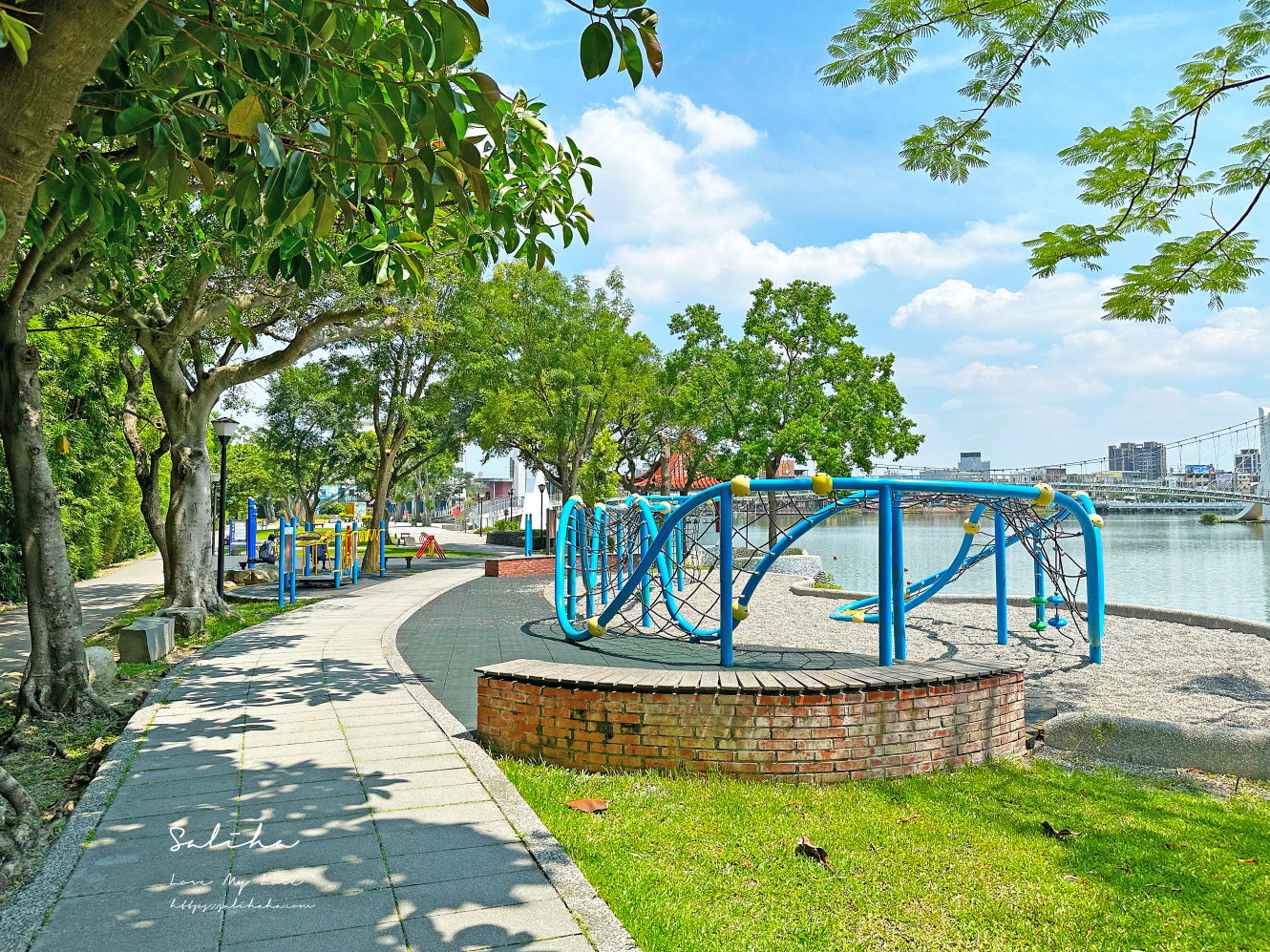 桃園親子景點嬰兒車景點免門票公園戲水池 (3)