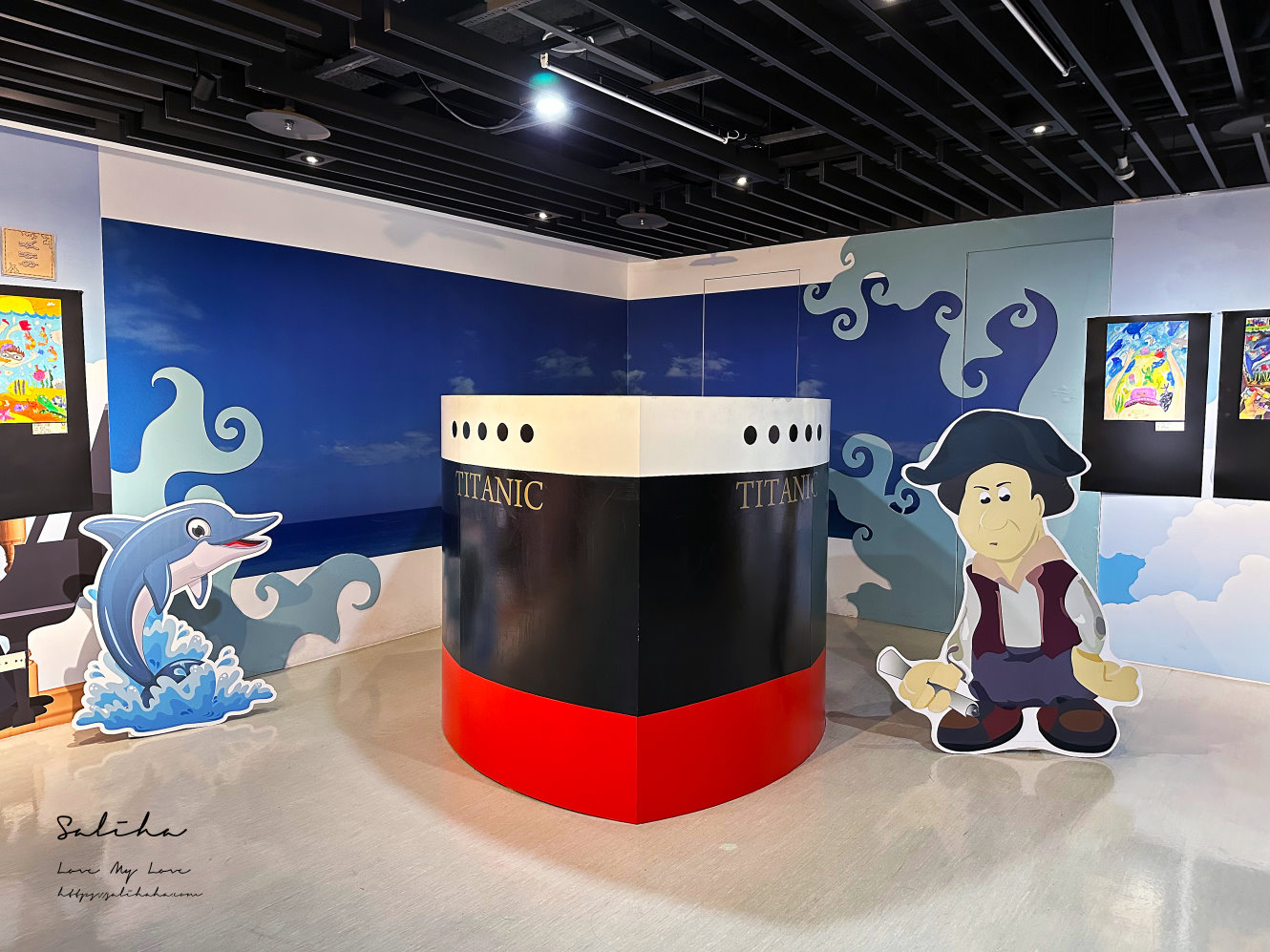 台北博物館長榮海事博物館好玩嗎很精采的模型戰艦親子互動遊戲 (2)