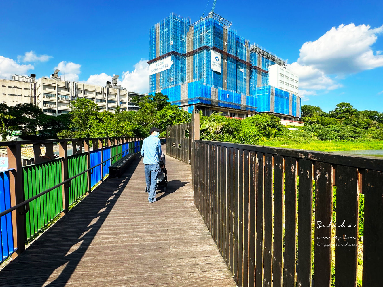 台北昆陽站景點新庄仔埤賞鳥平台台北濕地景觀步道 (1)