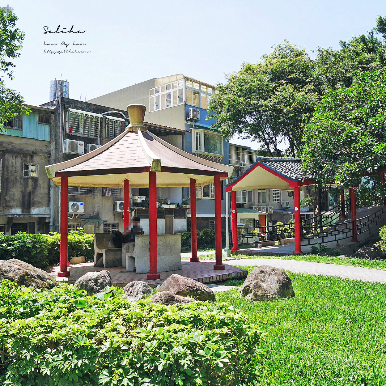 【新北】石雕公園-親子休閒好去處!巨大觀音像x兒童遊樂區x中式造景 - 第16張圖 板橋散步好去處江子翠石雕公園占地廣還有遊樂設施及中式古典造景 (9)