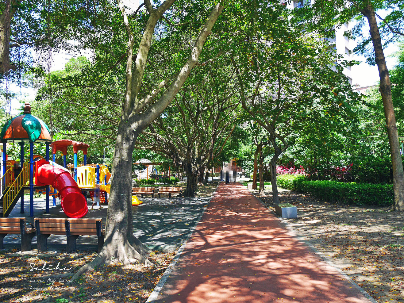 【新北】石雕公園-親子休閒好去處!巨大觀音像x兒童遊樂區x中式造景 - 第18張圖 板橋石雕公園江子翠站景點巨大觀音像及兒童遊樂區沙坑散步好地方 (1)