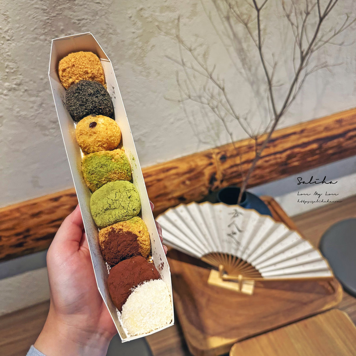 板橋美食推薦好吃甜點飲料店方人也鮮奶麻糬江翠店八種口味包餡麻糬 (2)