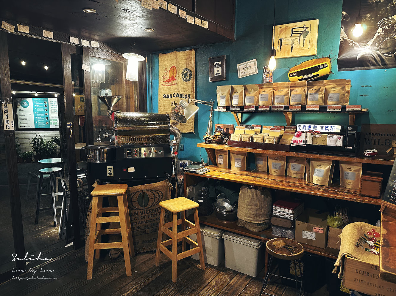 【台北】咖啡學人傑克威爾-50元就能坐不限時手烘咖啡店,好喝抹茶拿鐵,隱藏版歐風座位,菜單