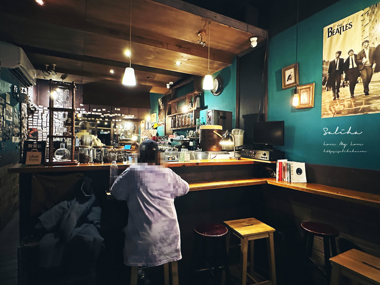 【台北】咖啡學人傑克威爾-50元就能坐不限時手烘咖啡店,好喝抹茶拿鐵,隱藏版歐風座位,菜單