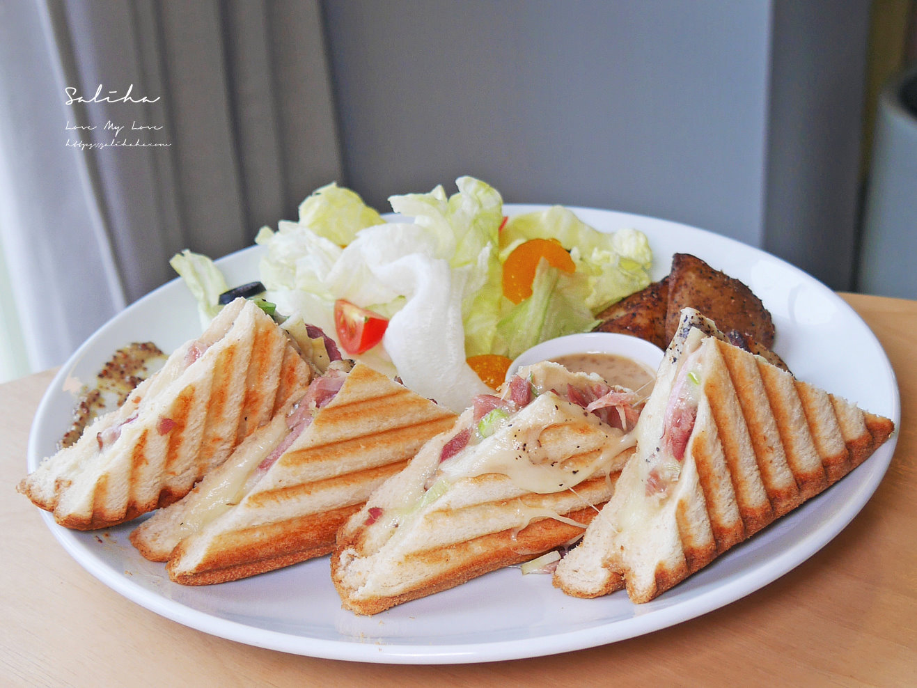 【宜蘭員山美食】食聚咖啡-洋房裡的超人氣水果千層,早午餐附飲料,菜單