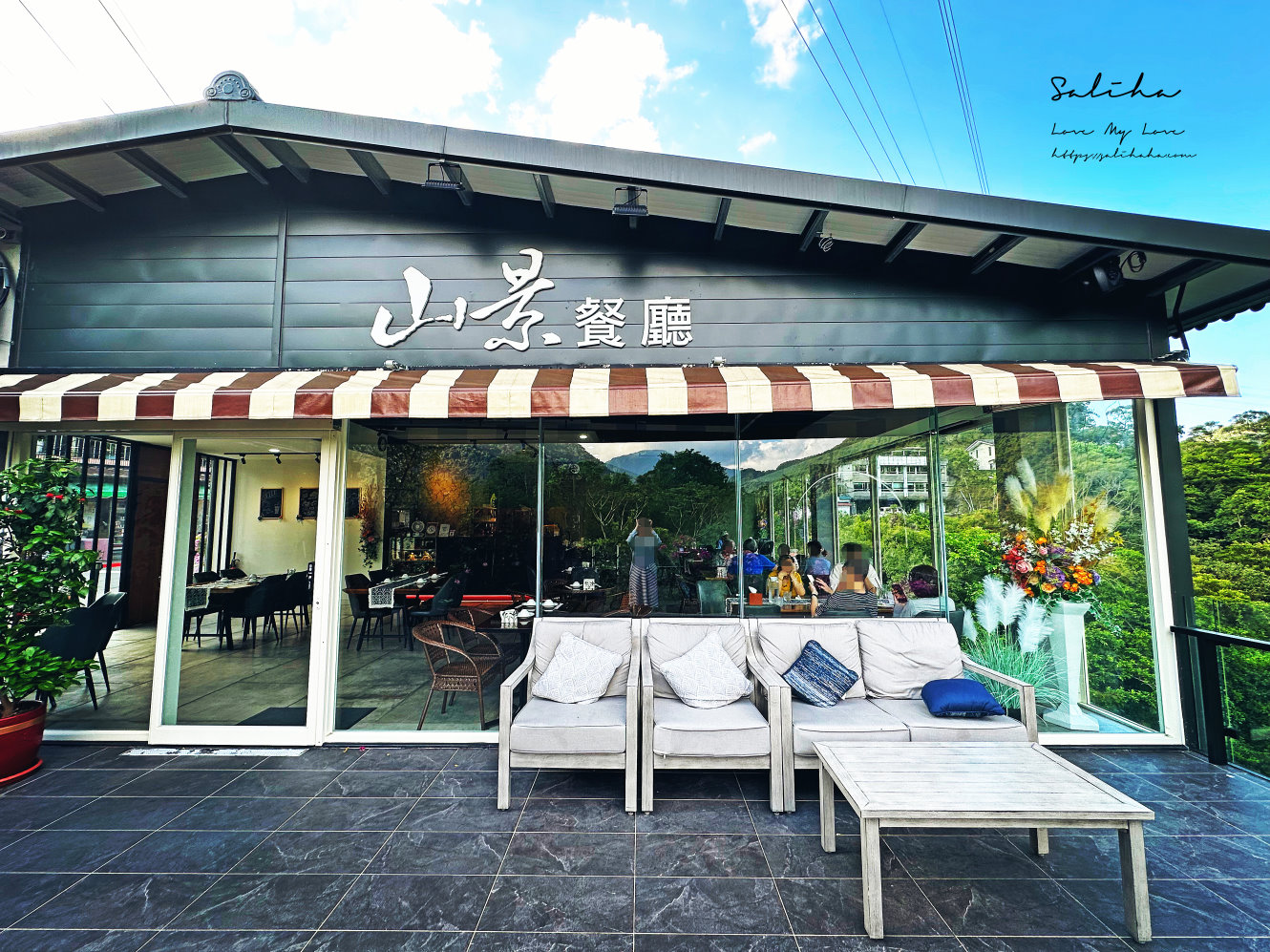【新北】山景餐廳-超美!坐著吃熱炒就能被群巒環抱的景觀餐廳,菜單