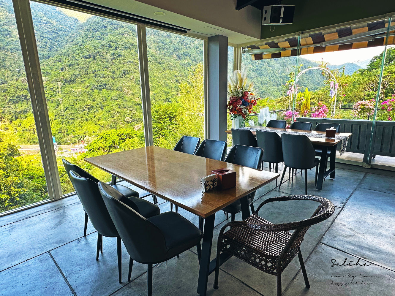 【新北】山景餐廳-超美!坐著吃熱炒就能被群巒環抱的景觀餐廳,菜單