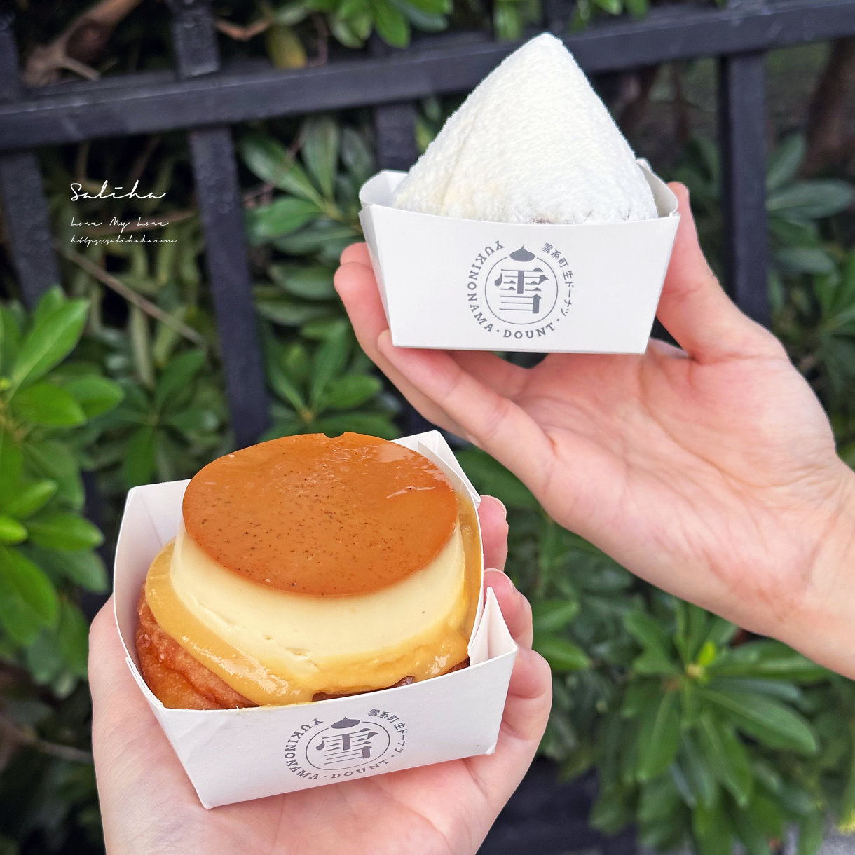 【台北車站必吃美食】雪系町-日本生甜甜圈專賣店,療癒系雪山布丁,菜單