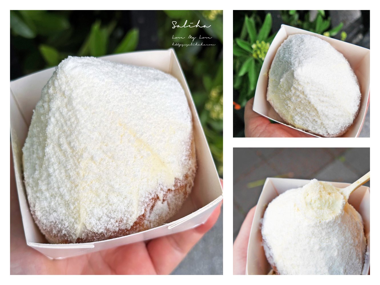 【台北車站必吃美食】雪系町-日本生甜甜圈專賣店,療癒系雪山布丁,菜單