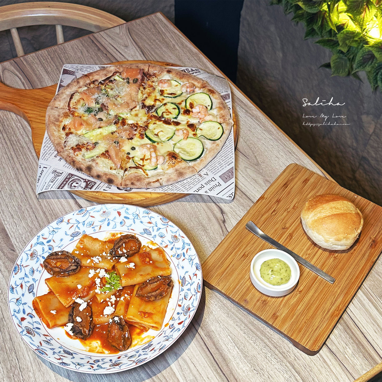 【新北】默爾pasta pizza-蘋果樹下的浪漫!好吃雙拼披薩x鮑魚義大利麵,有包廂和壽星優惠 - 第12張圖 【新北】默爾pasta pizza-蘋果樹下的浪漫!好吃雙拼披薩x鮑魚義大利麵,有包廂和壽星優惠