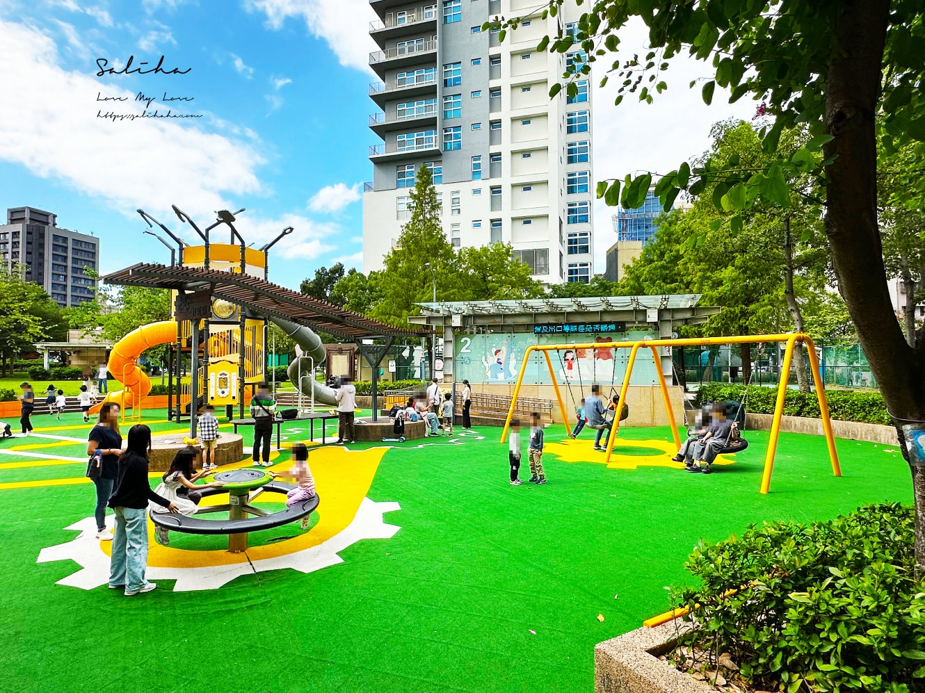【台北】建成公園-逛街順便帶小孩放電的好玩親子景點,打鐵主題免費遊戲場 - 第12張圖 【台北】建成公園-逛街順便帶小孩放電的好玩親子景點,打鐵主題免費遊戲場