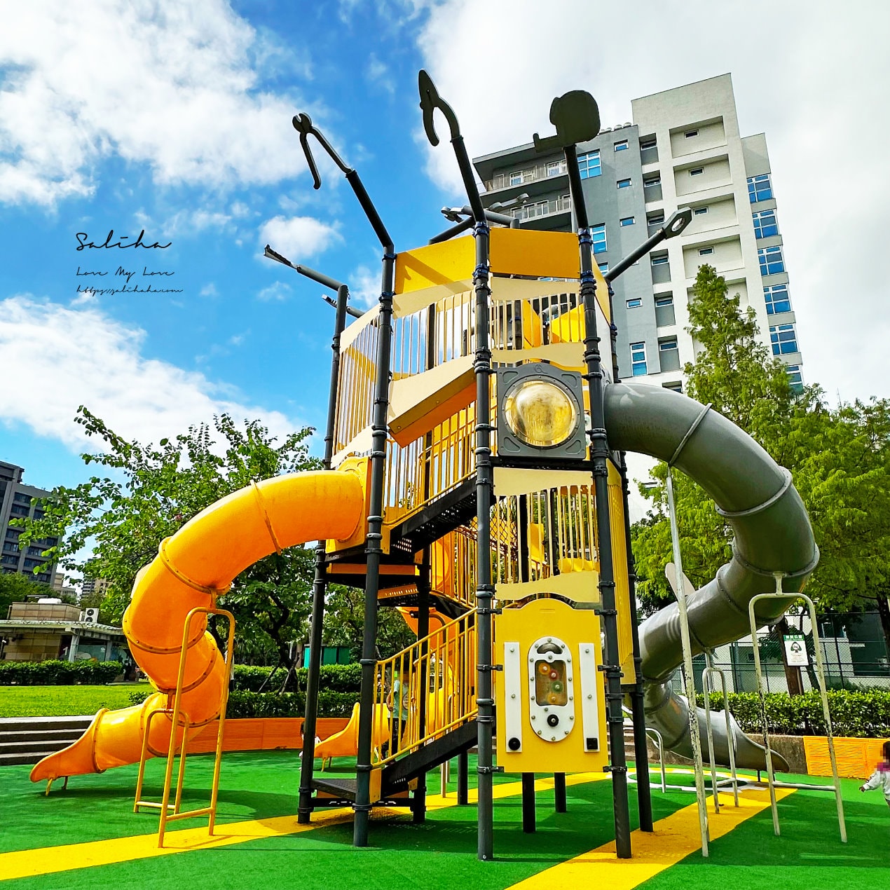 【台北】建成公園-逛街順便帶小孩放電的好玩親子景點,打鐵主題免費遊戲場 - 第7張圖 【台北】建成公園-逛街順便帶小孩放電的好玩親子景點,打鐵主題免費遊戲場
