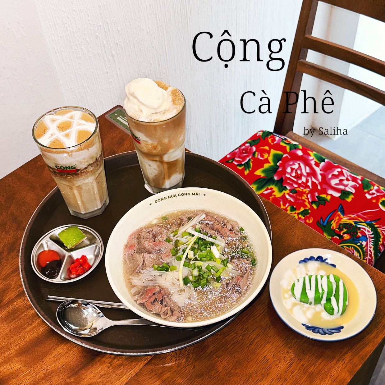 【國父紀念館站咖啡廳】Cộng Cà Phê光復南店-難忘的八角肉桂香!在台北走入越南懷舊記憶,菜單