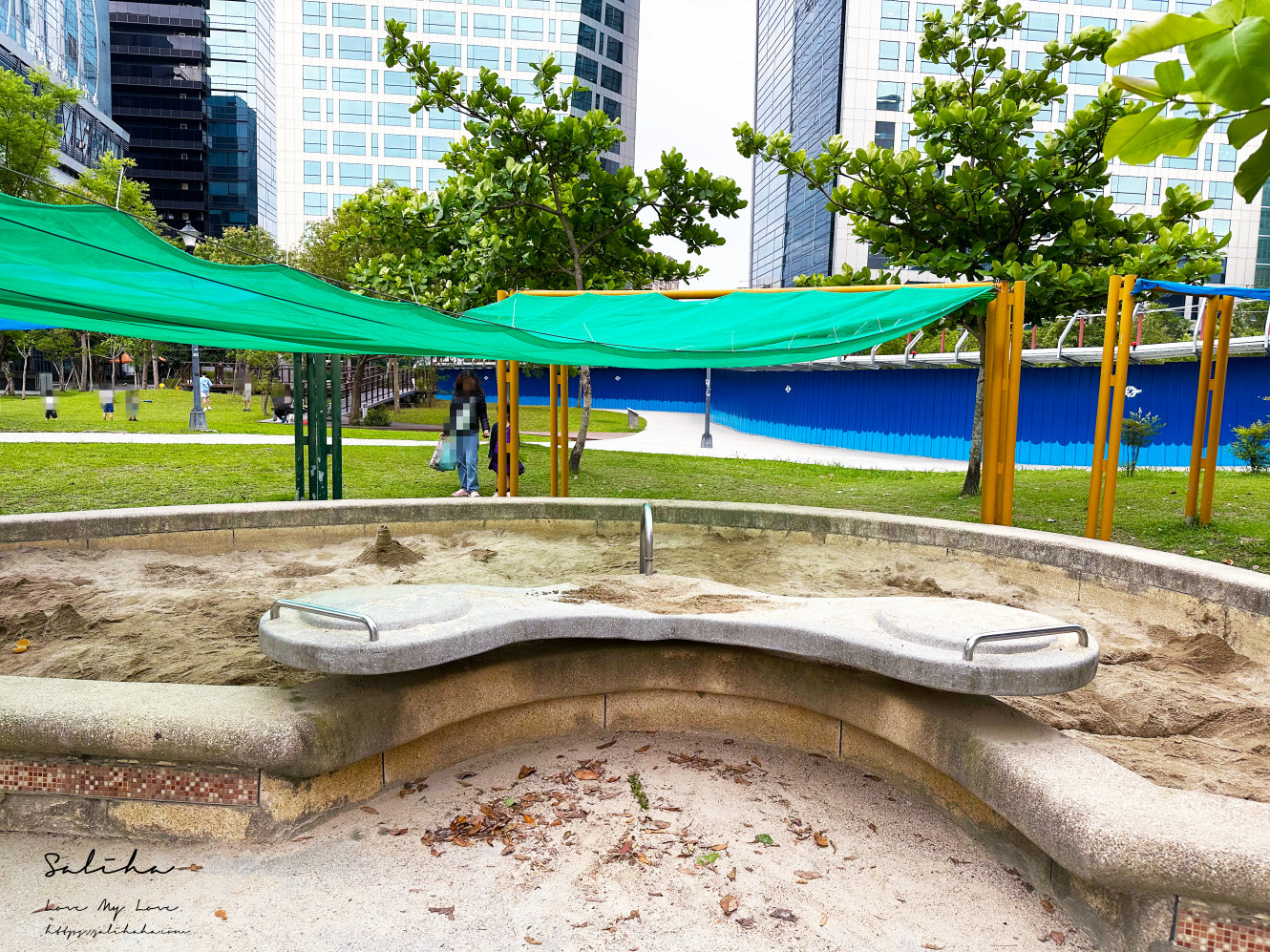 內湖景點【大港墘公園】喝完咖啡帶小孩放電！內科附近超夯共融遊戲場，學齡前也能玩