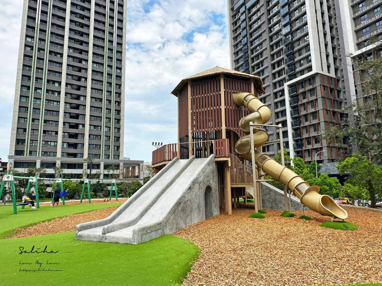 新北【十四張歷史公園】水陸雙棲超好玩親子景點,免費玩水、兩樓高遊戲塔、溜索,搭捷運就到! - 第20張圖 新北【十四張歷史公園】水陸雙棲超好玩親子景點,免費玩水、兩樓高遊戲塔、溜索,搭捷運就到!