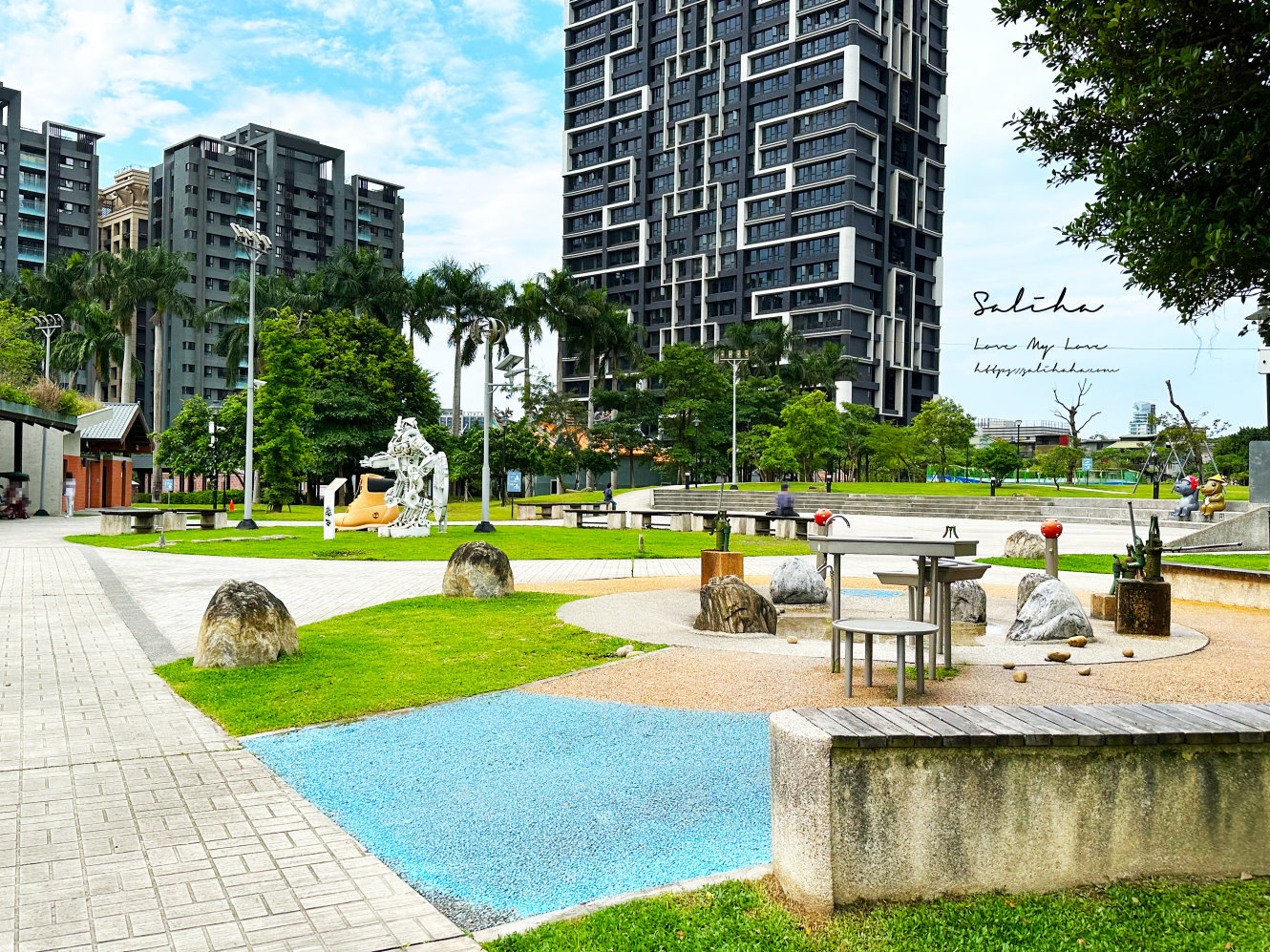 新北【十四張歷史公園】水陸雙棲超好玩親子景點,免費玩水、兩樓高遊戲塔、溜索,搭捷運就到! - 第4張圖 新北【十四張歷史公園】水陸雙棲超好玩親子景點,免費玩水、兩樓高遊戲塔、溜索,搭捷運就到!